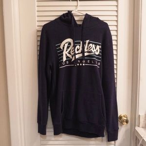 Young & Reckless Blue Pullover Hoodie